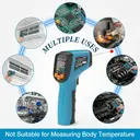 Tilswall Infrared Thermometer Gun, Laser Temperature Gun, -50°C~600°C (-58F~1112F) with Adjustable Emissivity, for Cooking/Pizza Oven/BBQ/Vehicle Repair, Meat Thermometer included,Not for Human image 10