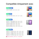 Inateck Coque Clavier Détachable avec Pavé Tactile Compatible iPad pour iPad 11e/10e Gén, pour 10e (10,9")/ 11e (2025 A16), Air 11" M4/M3/M2, Air 6/5/4e, Pro 11 4e-1re, avec Porte-Crayon, AZERTY, Noir KB002 image 1
