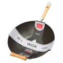 School of Wok 14"/36cm Pre-Seasoned Carbon Steel Wok image 2