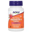 NOW Foods Vitamin D3 2000IU Immune Support Softgels - 240 Softgels image 0