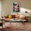 JU7CER 5D DIY Diamond Painting Kit - Fantasy Forest Landscape | Adult & Kids Craft Wall Decor 12×16 Inches (30×40cm) image 2