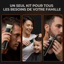 MAXGROOM Kit de tondeuse sans fil T-Blade pour cheveux avec sabot réglable, écran LCD, 2 vitesses image 7