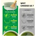 TEANAGOO 7-Piece Matcha Set with Whisk and Green Chawan Bowl (with Spout), for Ceremony, Breakfast & Latte image 2