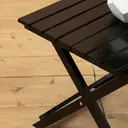 Interiors by Premier Side Table Beauport Wood Foldable Black image 3