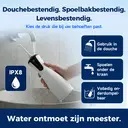 BAIR CARE M4 draagbare waterflosser met druksproeimodus, batterijduur van 30 dagen, via USB oplaadbaar, 4 reinigingsstanden, IPX7-waterdicht, compacte monddouche voor dagelijkse verzorging en reizen image 4