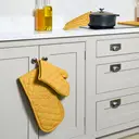 Dexam Pot Holder Love Colour 100% Cotton Ochre image 5