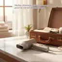 RAF Sèche-cheveux pliable professionnel portable 800 W, protection contre la surchauffe, format compact de voyage, pour femme, usage domestique, gris image 2