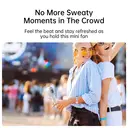 JISULIFE Life4 Ventilateur portable avec affichage LED - Blanc image 9