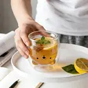 Ju7cer Cute Bear Glass CupTea Glasses Drinking Glasses Coffee Glass 260ml 1pc image 2