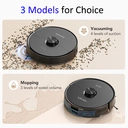 Lubluelu Robot Vacuum Cleaner with Suction Station 3-in-1, 4000Pa Vacuum Cleaner Robot with Wiping Function, Robot Vacuum Cleaner with Laser Navigation App Control, Ideal for Pet Hair, Carpets, Hard;Lubluelu+SL60MAX+Robot Vacuum Cleaner+37.5x37 x23.5cm image 5