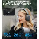 Edifier W800BT Pro Hybrid ANC Over-Ear Bluetooth 5.4 Headphones - Hi-Res Audio, AI Call NC, 45H Playtime, Fast Charging, Foldable image 5