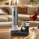 Cuisync Wine Opener Set, 5-in-1 Rechargeable Electric Bottle Opener With Foil Cutter, Wine Pourer, Vacuum Stopper and Storage Case. Ideal Gift for Wine Lovers, VBGS-KP3P-372101KA image 9