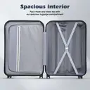 20/24/28 Inch Luggage Set Lightweight Rolling Suitcase with Vanity Case image 2