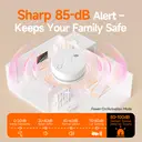 HEIMAN Smoke Detector, 10 Year Fire Alarm, EN 14604 Certified, Photoelectric Smoke Detector, Lithium Long Term Battery, Fire Detector, 85 dB Alarm (Pack of 1) image 6
