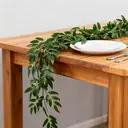 Wei's Moment Lot de 2 guirlandes de feuilles de saule artificielles en soie vert - 1,7 m image 3