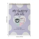 M&G So Many Cats Carnets Spirale, Lot de 2 Carnets A5 à Spirale Supérieure, 60 Feuilles / 120 Pages Lignées, Carnets Sténo pour École, Bureau et Travail image 4