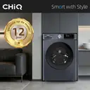 【Vakantiegeld Deal】CHiQ - Wasmachine - 9 KG - Space Pro - 16 programma's - AI Smart - Stoomwassen & Quick Wash - 12 jaar garantie op motor - Energieklasse A CFL90-14586IM3XA image 3