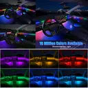 Dreamcolor Acrylic Interior Car LED Strip Light with Wireless APP, RGB 22 in 1 with 175 inches 593 LEDs Fiber Optic Ambient Lighting Kits, 16 Million Colors Sound Active Function Car Neon Lights image 5
