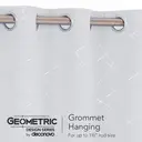 Deconovo Lot de 2 rideaux occultants blancs - 132 x 183 image 3