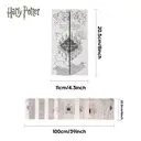 1pc Harry Potter Marauder’s Map Stationery Set Officially Licensed Hogwarts Magical Cosplay Props Movies Anime Peripheral Gilded Tickets Treasure Hunt Map Wizarding World Themed Paper Gift image 1