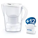 BRITA Carafe Filtrante Marella Bleu - 2,4 L - 12 Cartouches Maxtra Pro image 1