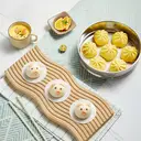 COOKER KING 110pcs Steamer Paper Steamer Buns Mat Food Grad Oil Paper 18 cm Non-Stick Disposable image 5