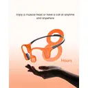 Mojawa Aerra Bone Conduction Sport Headphones, IP67 Waterproof Workout Earphones, Open-Ear, Wireless Bluetooth with Mic, Secure and Comfortable for Running and Cycling, Black image 4