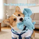 Blinkit Plush Elephant Toy for Dogs, Soft Crystal Velvet with PP Cotton and Built-in Squeaker, Cuddly and Interactive Pet Toy image 2