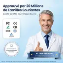 BAIR CARE V6 Hydropulseur Portable de Poche avec Réservoir Magnétique Innovant, Mode Jet Pression, Autonomie 30 Jours, Rechargeable USB, Étanche IPX7, Idéal pour les Voyages, la Maison & les Soins Buccaux Quotidiens image 6