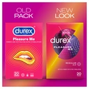 Durex Pleasure Me Ribbed and Dotted 20 Condoms image 2