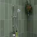 Croydex Presion Pressure Boosting Shower Head with 5 Settings - Chrome image 0