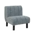 Accent Chair Lily Panelling Grey image 1
