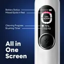 SAKYPRORAL Electric Toothbrush with AI Smart Screen for Adults Kids | 150-Day Battery, Real-Time Brushing Map | Whitening Mode, 3-Min Timer, Travel Case | Family Sonic Electric Tooth Brush (G5S White) image 2