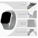 Apple watch bands (S11/10 42mm)+(40mm/41mm/38mm) Silver(circle) image 2
