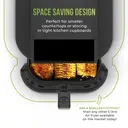 Tower AirX 5 L Digital Single Basket Air Fryer, 1500 W, Grey, AI and Vortx Technology, 6 Presets, T17166 image 7