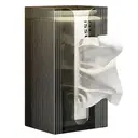 SNSP Toilet Tissue Box Storage Box Light Luxury Multi functional Toilet Paper Drawing Wall Hanging Tissue Box No Punching image 1