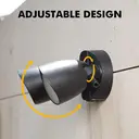 LUTEC Shrimp Applique d'extérieur LED double tête de sécurité, 5 000 K - Noir image 4