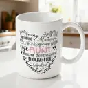 Alphynix 1 Tribut-an-meine-Tante-Tasse, 33cl Keramik-Kaffeetasse, Tante-Definitionsgeschenk mit liebevollen Worten, bestes Geschenk für Tante, lustiges Tanten-Weihnachts-Geburtstagsgeschenk,Le cadeau de la saint-valentin, cadeau d’anniversaire image 1