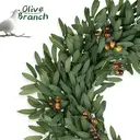 DDHS 26inch olive wreath-1pcs image 2