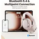 Edifier ES850NB Active Noise Cancelling Headphones, Over Ear Bluetooth Headset, 92H Playtime Wired & Wireless Hi-Res Audio Certified, Fast Charging Clear Calls for Home Office Travel image 2