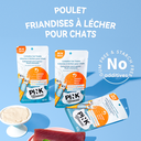 PINK+Care Friandises en bâtonnets pour chats saveurs poulet, saumon, poulet et saumon, thon - 50 x 15 g image 3