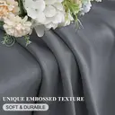 Rideaux occultants YSTYLE pour chambre et salon - Ensemble de 2 panneaux de rideaux isolants thermiques, 140x240 CM, LUAN, gris foncé image 1