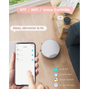 LEFANT N1 Aspirateur robot avec télécommande, silencieux, auto-recharge, puissance d’aspiration de 4500 Pa, recharge automatique, version sans Wi-Fi, idéal pour les poils d’animaux sur sols durs et tapis image 2