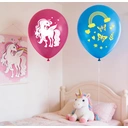 Unicorn Rainbow Balloons 8 Pack image 2