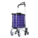 Strong bird 2026 New Premium Foldable Aluminium Alloy Frame Shopping Trolley, European Choice with Adjustable Handle, High Load Capacity & Multi-Functional for Home & Supermarket Shopping, New Year Sale , Top gift picks image 0