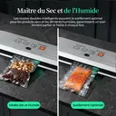 ATSHARK VS6621 Machine de mise sous vide 5-en-1 avec écran tactile et 50 sacs sous vide inclus - Blanc image 2