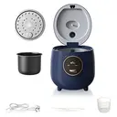 Bear Cuiseur à riz 1,2 L, 200-238 W, pour 1 à 2 personnes, maintien au chaud automatique, cuve intérieure antiadhésive 1,2 L, conception à bouton unique image 2