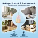 BAIR CARE V6 Hydropulseur Portable de Poche avec Réservoir Magnétique Innovant, Mode Jet Pression, Autonomie 30 Jours, Rechargeable USB, Étanche IPX7, Idéal pour les Voyages, la Maison & les Soins Buccaux Quotidiens image 1
