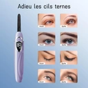 SUNLUXY S600 Recourbe-cils électrique pour courbure naturelle longue tenue, avec affichage LED de la température et de la batterie, arrêt automatique de sécurité - Violet image 2