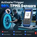 XTOOL TP150 TPMS Programming Tool, Universal TPMS Relearn/Reset/Activate Tool(315/433MHz), Tire Sensor Programmer for XTOOL TS100 Only, Tire Pressure Monitoring System Diagnostic Tool image 5